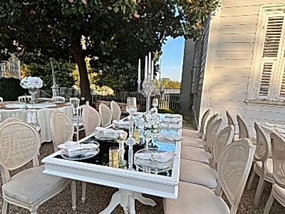 Maslak Kasrı Düğün İçin Masa Sandalye Kurulumu