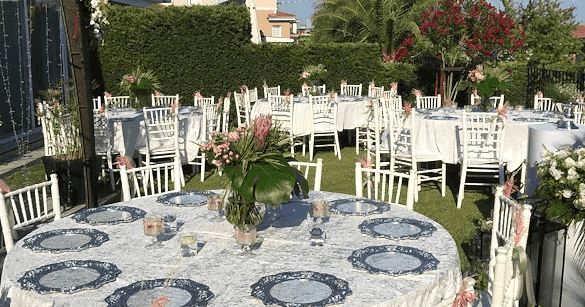 Bahçede Nişan Organizasyonu