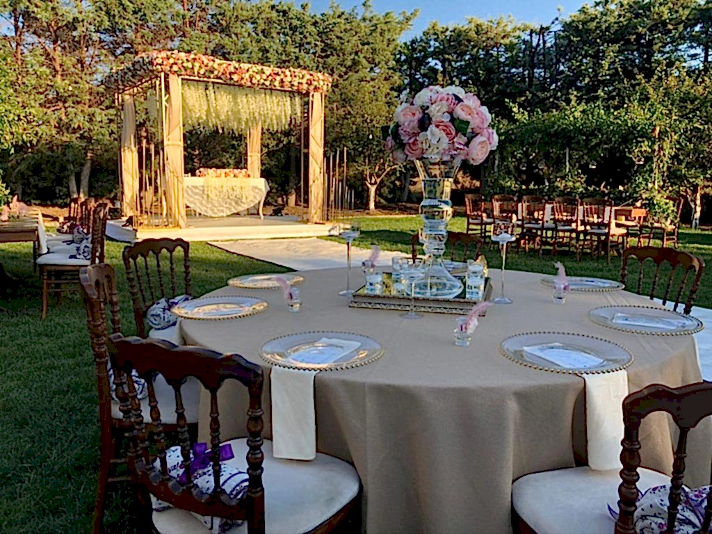 Bahçede nişan Daveti Organizasyonu